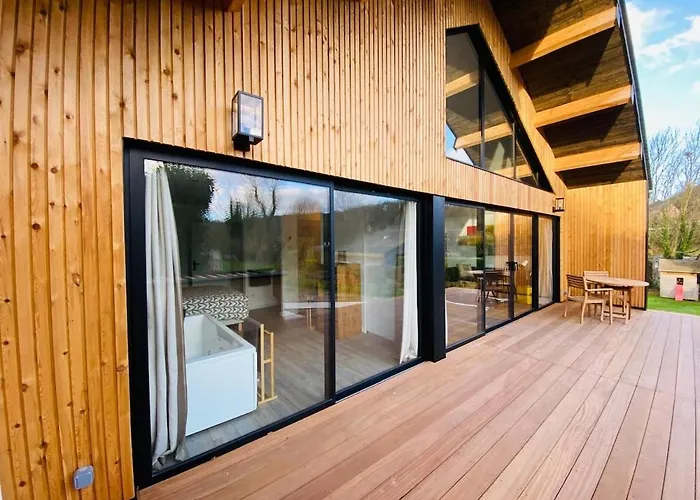 Loft Arty A 800 Metres De La Avec Jacuzzi 别墅